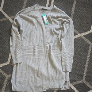 Chic Gray Women's Cardigan